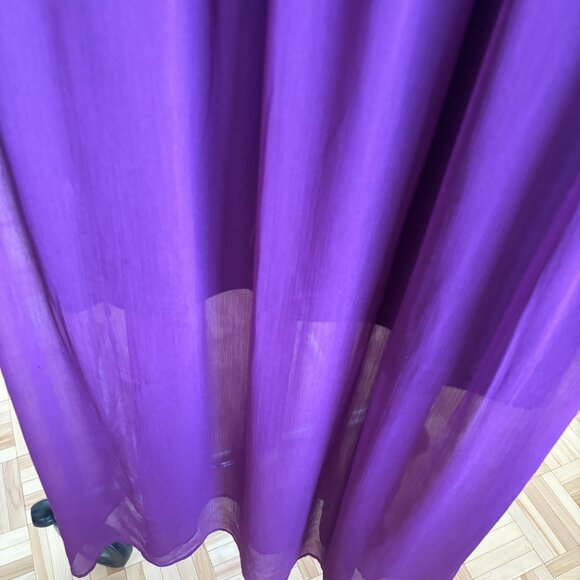 Beautiful Purple Chiffon dress with beaded bust - Picture 7 of 11